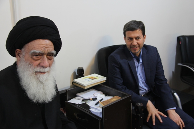 یزد فردا: دیدار دکتر مهدی جمالی نژاد با آیت ا... سید علیرضا حیدری