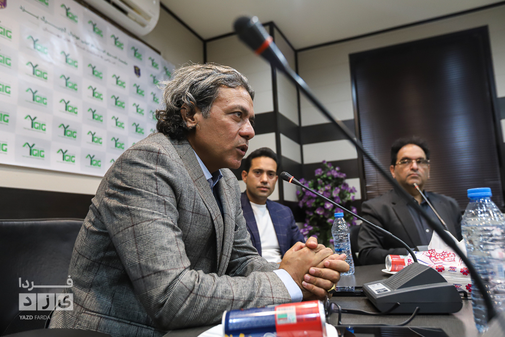 نشست خبری رئیس فدراسیون جهانی مینی فوتبال