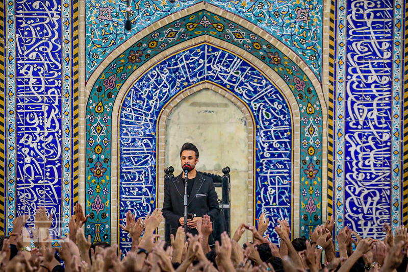 عزاداری روز تاسوعای حسینی در مسجد حظیره