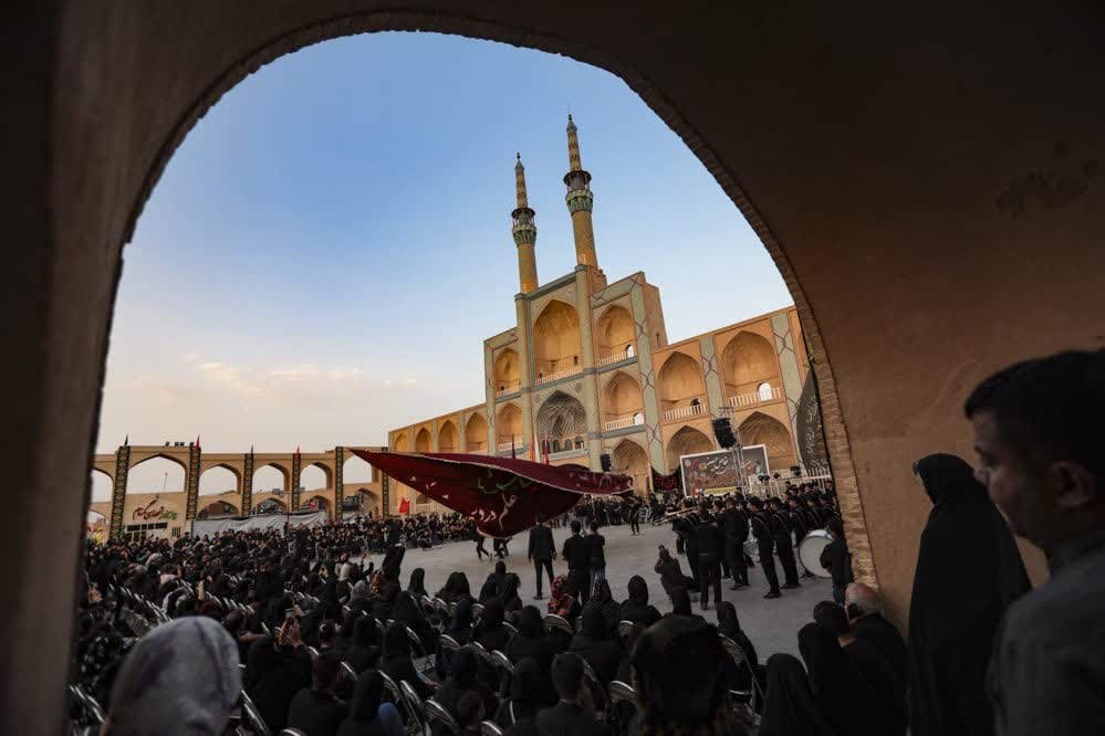 شور محرم با عزاداری فرشتگان زمینی در یزد