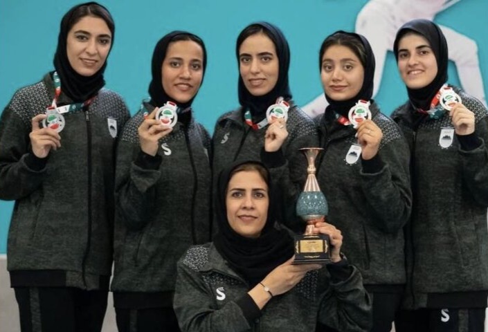 نایب‌ قهرمانی بانوان چادرملو اردکان در لیگ برتر شمشیربازی کشور