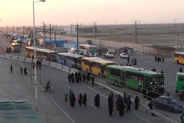 اعزام ۱۸ اتوبوس شهرداری یزد به مرز شلمچه/ خدمت به زائران اربعین با تداوم و حفظ کیفیت