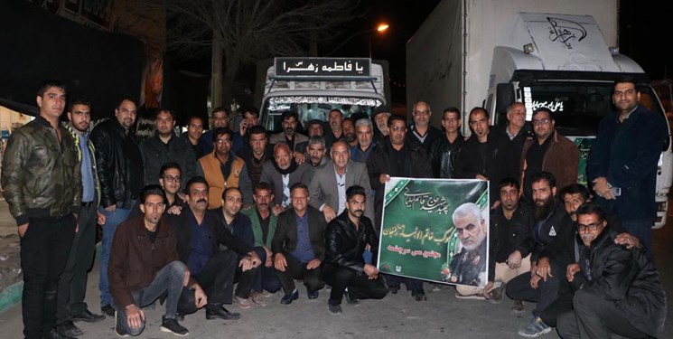 آغاز فعالیت موکب خاتم‌الانبیاء رفسنجان برای پذیرایی از عزاداران سپهبد سلیمانی در کرمان