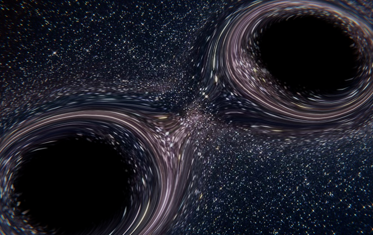 فیلم| تصویر روز ناسا: شبیه‌سازی تصادف دو سیاهچاله