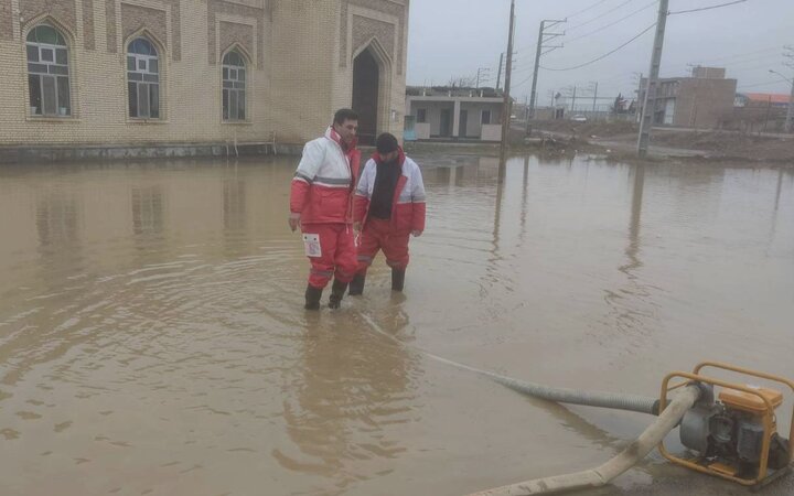 امدادرسانی هلال‌احمر در ۴ استان متاثر از بارش‌ها