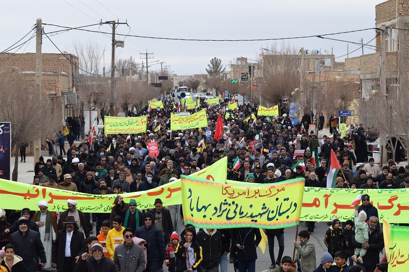 بهمن تماشائی و باشکوه درشهرستان دارلولایه بهاباد باردیگر تکرارشد