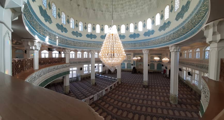 شبستان‌ اصلی مسجد الزهرا رفسنجان بهره برداری شد