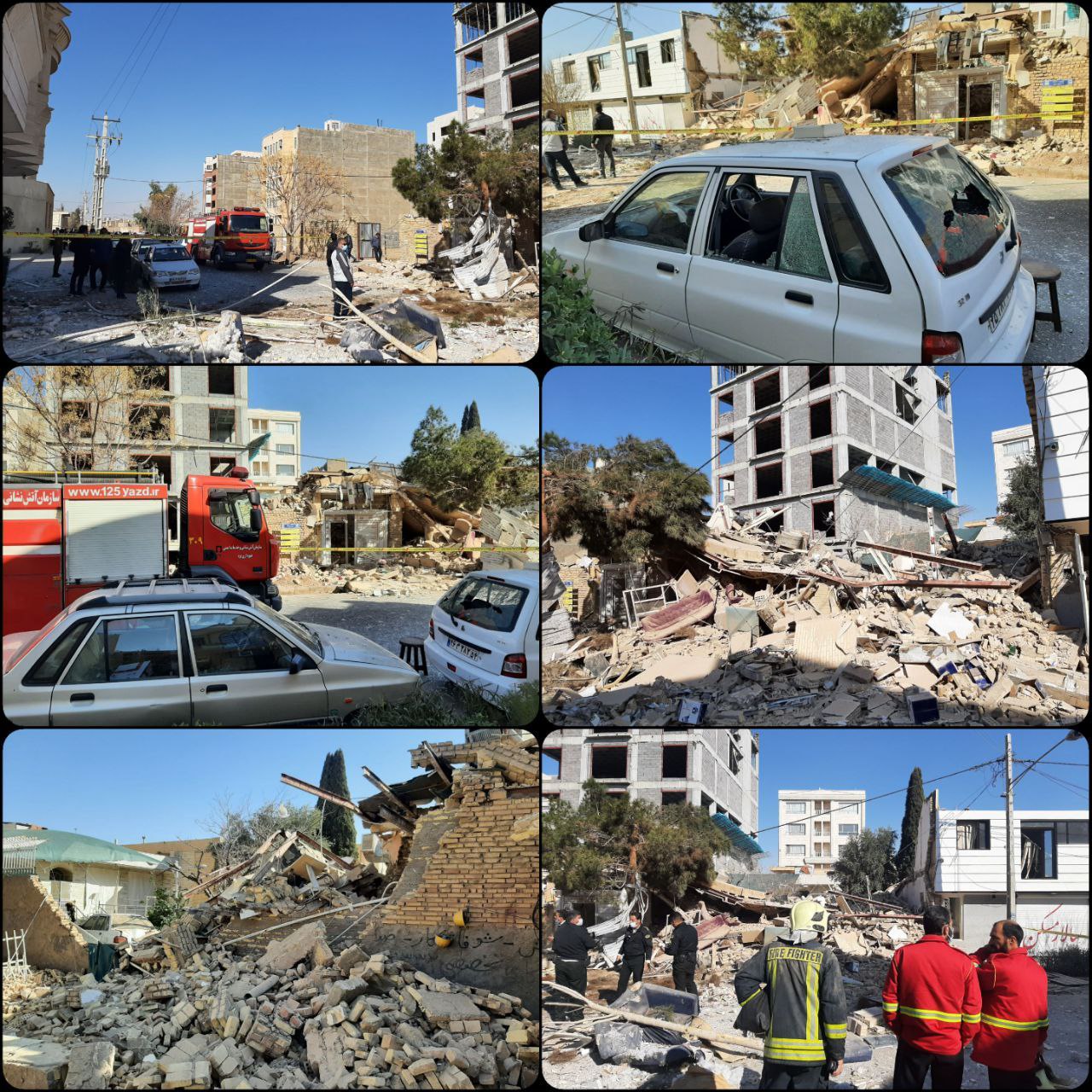 انفجار منزل مسکونی در یزد