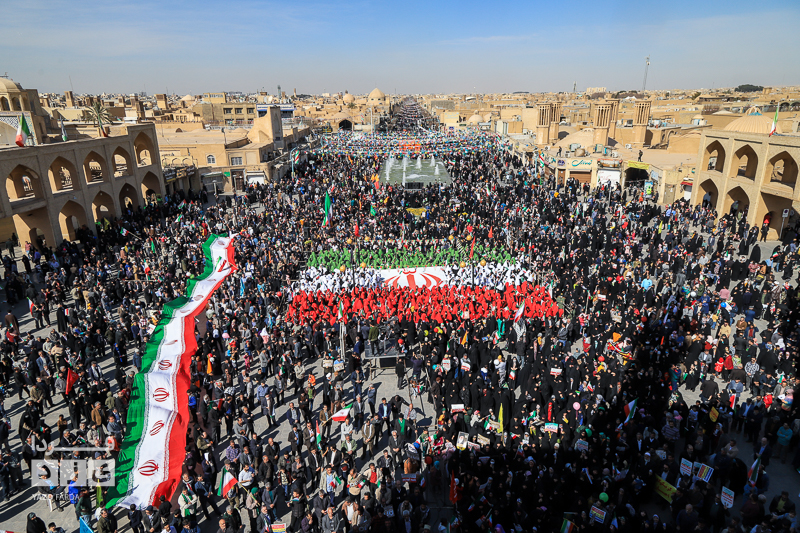 حضور مردم یزد در راهپیمایی 22 بهمن - 1402