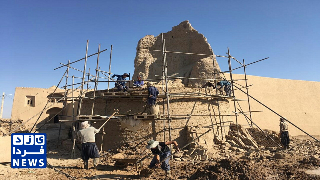 برج قلعه ملکی خاتم بازسازی می‌شود