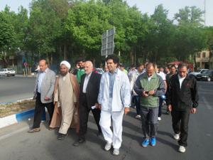 برگزاری همایش پیاده روی خانوادگی 
