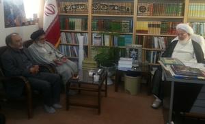 دیدار رئیس جدید دانشگاه پیام نور استان یزد با ایت ا... ناصری