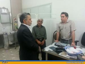 بازدید سرزده استاندار یزد از یک مرکز درمانی و راه آهن یزد