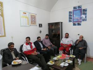 برگزاری چهاردهمین جلسه شورای اجرایی جمعیت هلال احمر تفت در پایگاه امداد و نجات جاویدالاثر حاج احمد متوسلیان