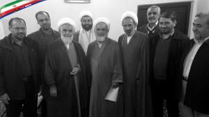 ديدار اعضاي شوراي ائتلاف  اصولگرايان  با آیت الله وافی 