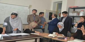 بازدید نمایندگان کمیساریای عالی سازمان ملل متحد در امور پناهندگان از مرکز آموزش فنی و حرفه ای خواهران یزد