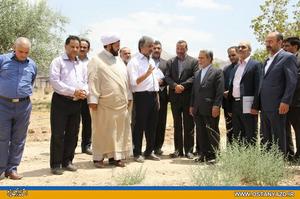 بازدید استاندار یزد از فضای سبز عباس آباد تفت 