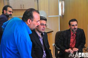 بازدید مدیرکل صداوسیما استان یزد وفرماندار شهرستان مهریز  از استودیو رادیو برنا در شهرستان مهریز
