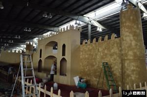 گزارش تصویری از تلاش  برای  برگزاری با شکوه  نمایشگاه توانمندی روستاییان استان یزد یک روز مانده به افتتاح