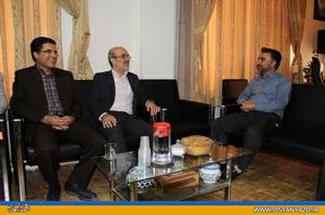دیدار مدیرکل حوزۀ استاندار و مشاور اطلاع‌رسانی استاندار با فرماندار یزد
