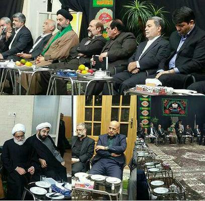 بحث و جدل کلامی و اشاره ای نماینده مردم و استاندار در جلسه  جمعه بیت شهید صدوقی 
