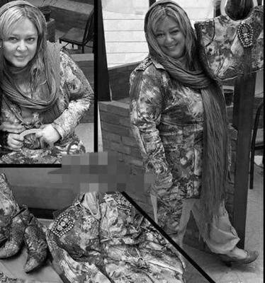 تیپ عجیب بازیگر زن ایرانی + عکس 