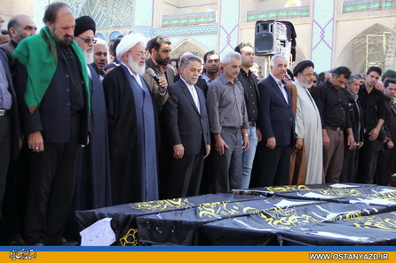 پيكر زائران حسيني تشييع شد 