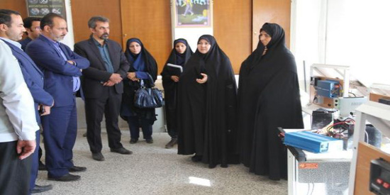 بازدید مدیرکل دفتر امور بانوان و خانوادۀ استانداری يزد از مرکز آموزش فنی وحرفه ای آیت ا...خامنه ای یزد