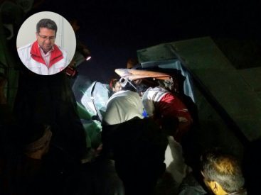 پوشش امدادی برخورد شدید دو دستگاه کامیون حمل بار در جاده چاه گز