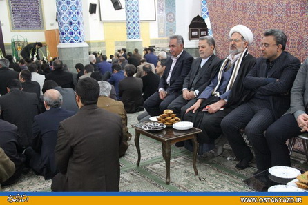حضور استاندار یزد در مراسم هفتم حضرت آیت الله هاشمی رفسنجانی
