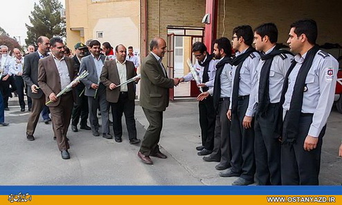 مراسم تجلیل از جان‌فشانی شُهدای آتش نشان برگزار شد