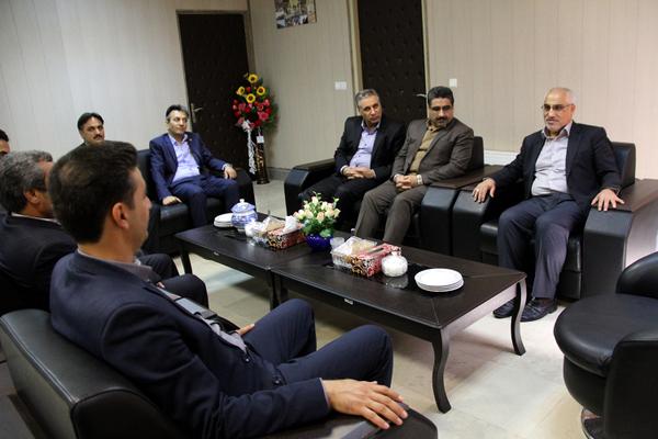 دیدار طلائی مقدم، فرماندار ویژه طبس با دکتر ریاحی مدیرعامل شرکت ملی پخش فرآورده های نفتی ایران