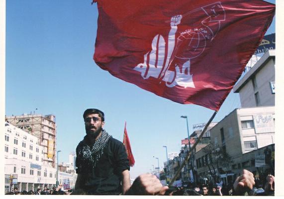 حمایت انصار حزب‌الله از رئیسی +عکس 