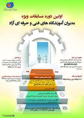 برگزاری مرحله سوم" مسابقات انگیزشی مدیران آموزشگاه های آزاد فنی و حرفه ای "