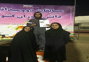 درخشش دختر دوومیدانی کار یزدی در مسابقات دوومیدانی مدارس کشور