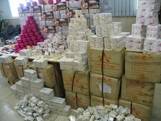 محموله یک میلیارد تومانی لوازم بهداشتی در یزد توقیف شد