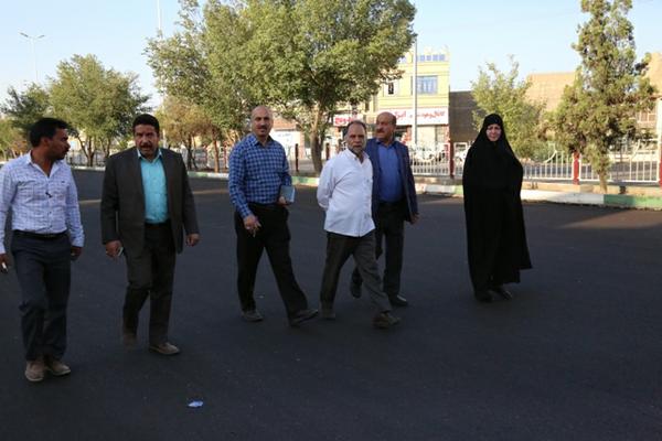 گزارش تصویری اختصاصی :بازدید کمیسون نظارت و پیگیری شورای اسلامی شهر یزد از پروژه های عمرانی یزد
