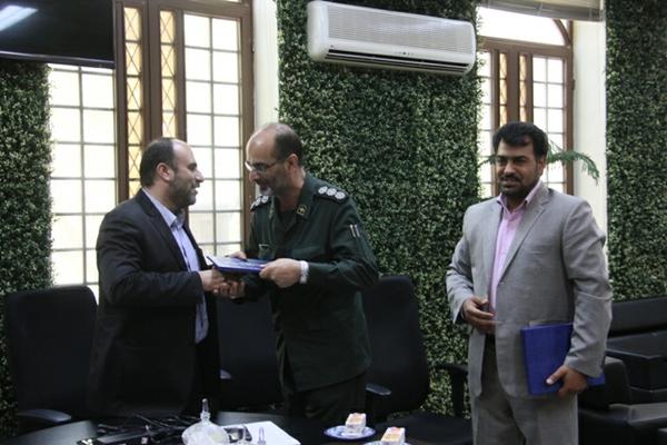 تقدیر مسئولان ارشد سپاه الغدیر استان از شهرداریزد، رئیس سازمان فرهنگی، اجتماعی ورزشی و مسئول اداره ورزش این سازمان