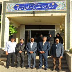 اعزام برگزیدگان مرحله استانی مسابقات قرآنی کارکنان فنی و حرفه ای استان یزد به مسابقات منطقه ای 