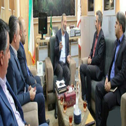 در راستای گسترش فرهنگ آموزش های مهارتی، دیدار مدیر کل آموزش فنی و حرفه ای استان یزد با  فرماندار شهرستان تفت 