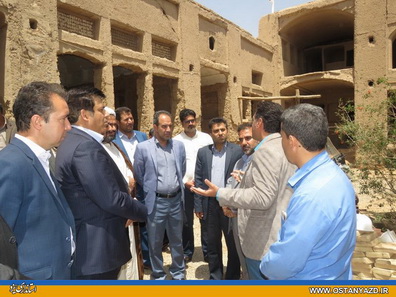 آغاز عمليات مرمت و احياي خانه تاريخي "حاجي بابايي" اله‌آباد بخش زارچ