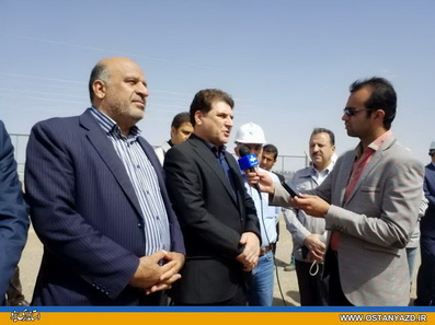 بازدید معاون هماهنگی امور اقتصادی و توسعه منابع استاندار از شرکت فولاد اردکان