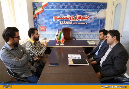 مدیرکل روابط عمومی استانداری از دفتر خبرگزاري تسنیم بازديد كرد