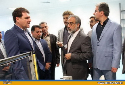 بازدید معاون هماهنگی امور اقتصادی و توسعه منابع استاندار از واحد تولیدی دانش بنیان تفت