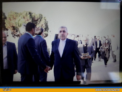 وزیر نیرو  وارد یزد شد