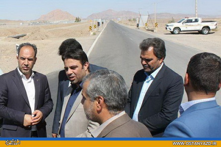 شروع عملیات اجرایی ۱۲ کیلومتر از باند دوم محور بافق بهاباد