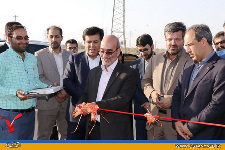 بهره برداری از چندین پروژه در شهرستان یزد با حضور معاون عمرانی استاندار