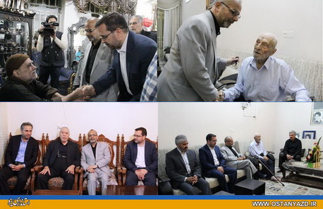 دیدار استاندار یزد با خانواده شهدا و جانبازان استان