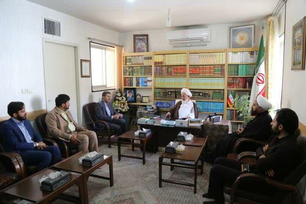 دیدار دکتر جمالی نژاد با آیت الله ناصری +گزارش تصویری