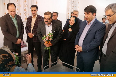 ‌بازدید معاون سیاسی، امنیتی و اجتماعی استاندار از خانه سالمندان بهار یزد